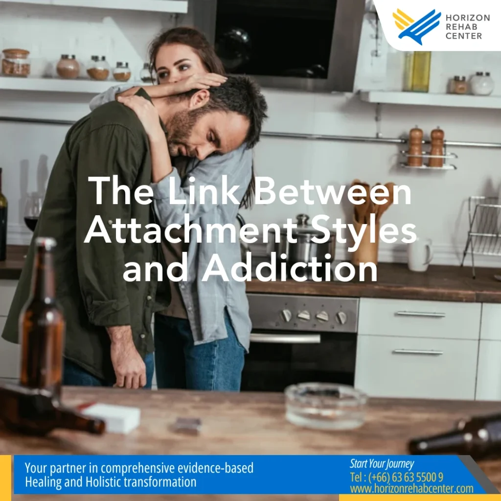 Couple with attachment and addiction issues