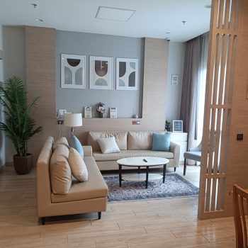The common client lounge area with sofas